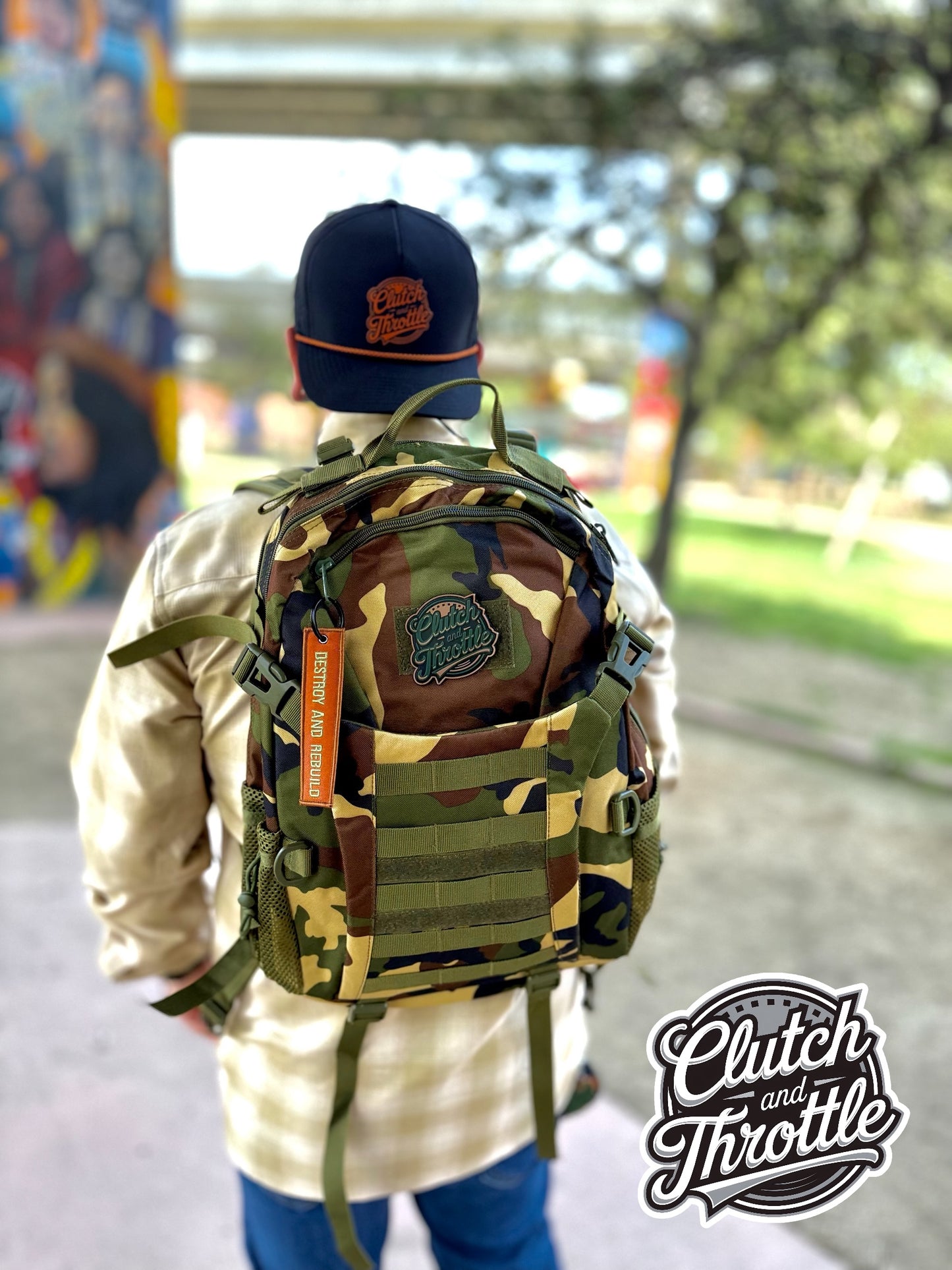 OG Crest Tactical Riding Backpack (Jungle Camo)
