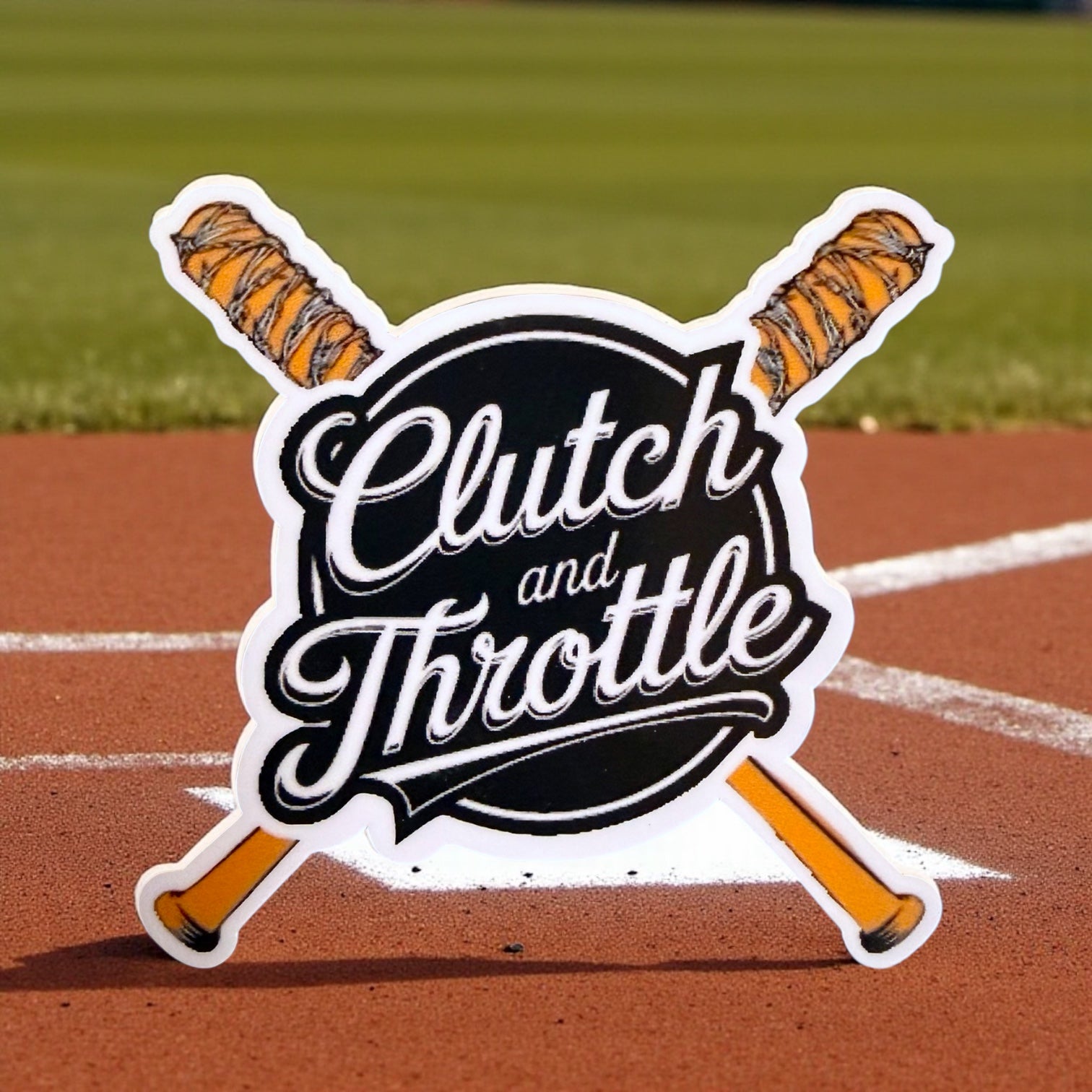 OG Crest Slugger 3” Die Cut Sticker – Clutch and Throttle Gear Co.
