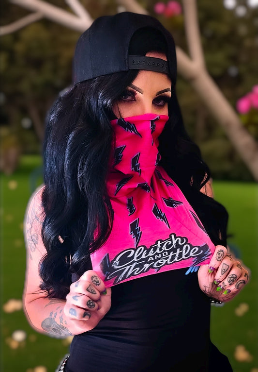 The Elektric Neck Gaiter (Hot Pink)