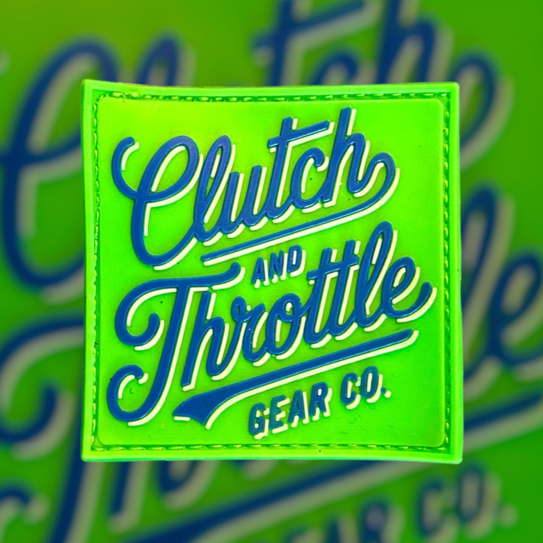 Modern Script PVC Patch
