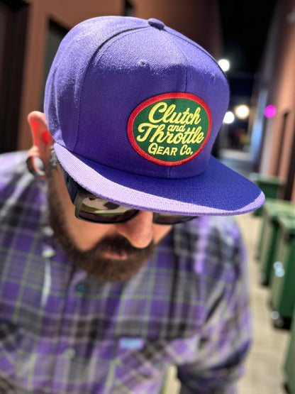 Grease Monkey Snapback (Purple)