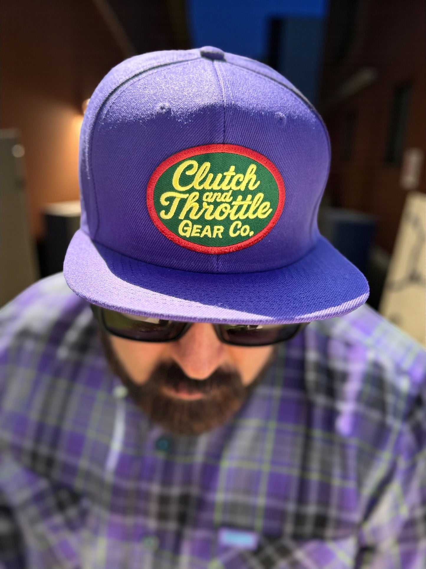 Grease Monkey Snapback (Purple)