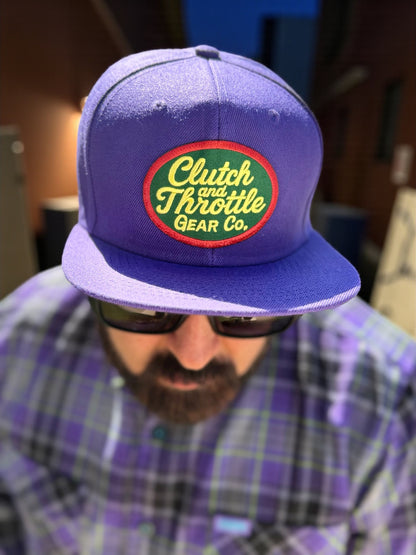 Grease Monkey Snapback (Purple)