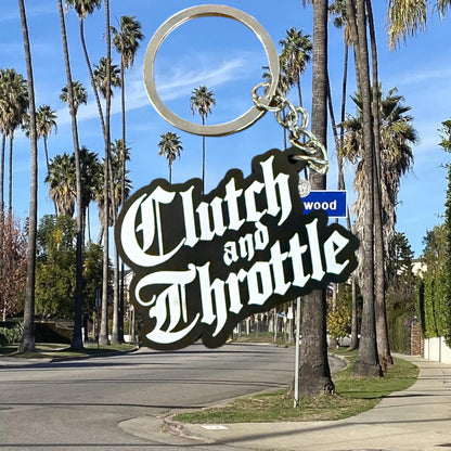 Old English PVC Keychain