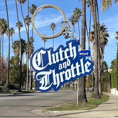 Old English PVC Keychain