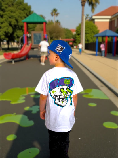 Youth Slimey Bonehead White T-Shirt