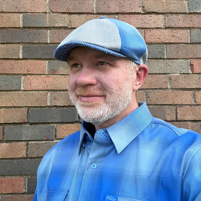 La Basilica Patchwork Newsboy Cap