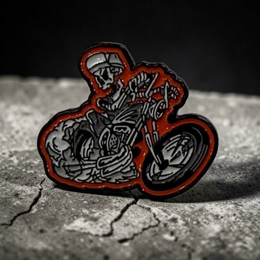 Bike Night Enamel Cap Pin