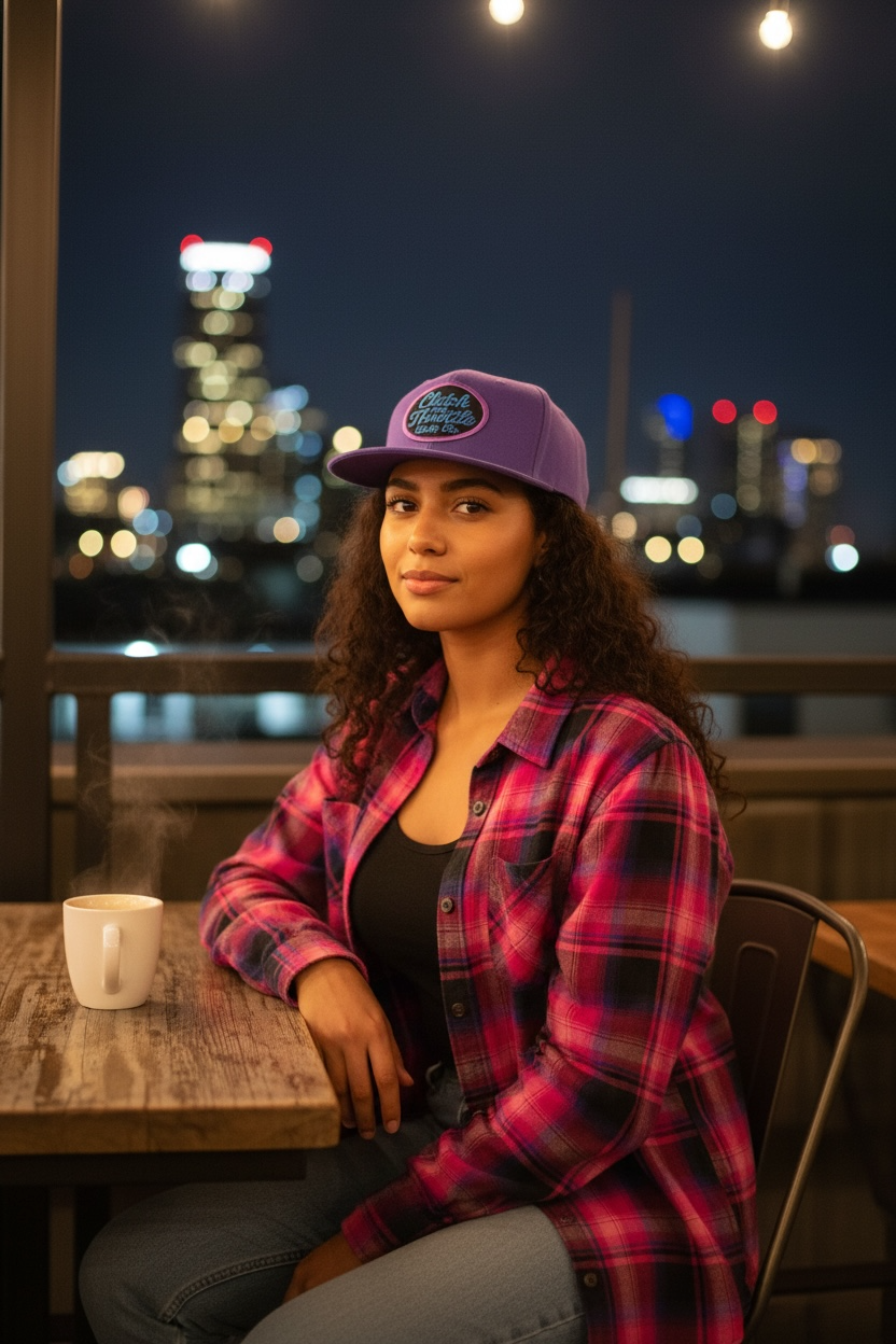 Grease Monkey Snapback (Purple)
