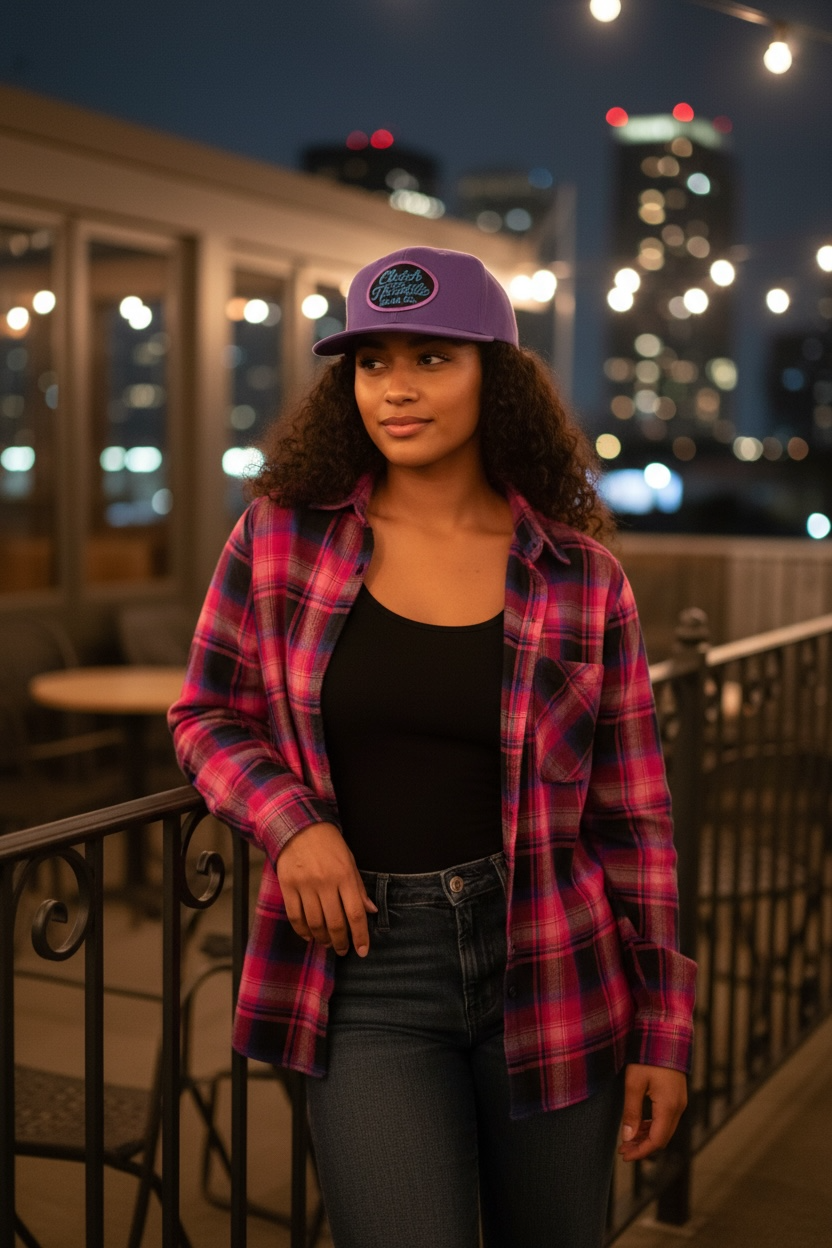 Grease Monkey Snapback (Purple)