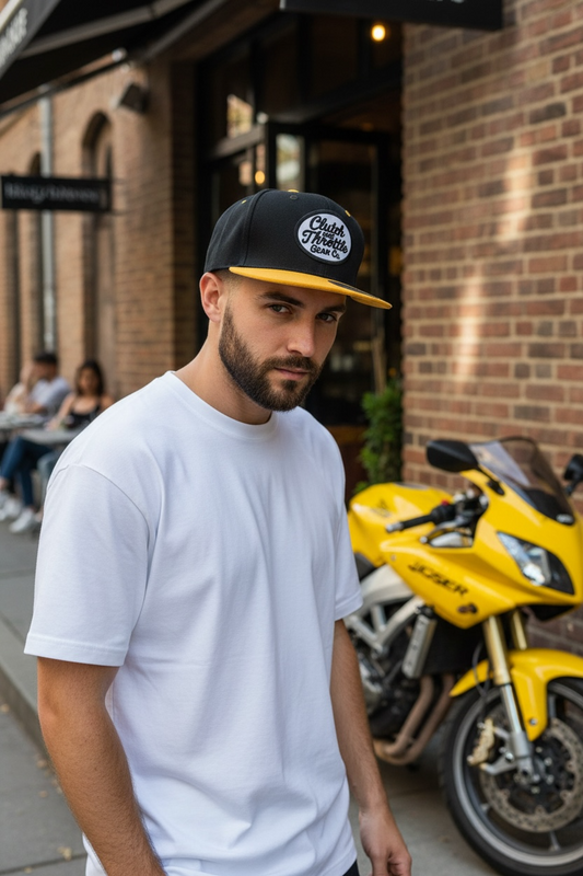 Grease Monkey Snapback (Black/Yellow)