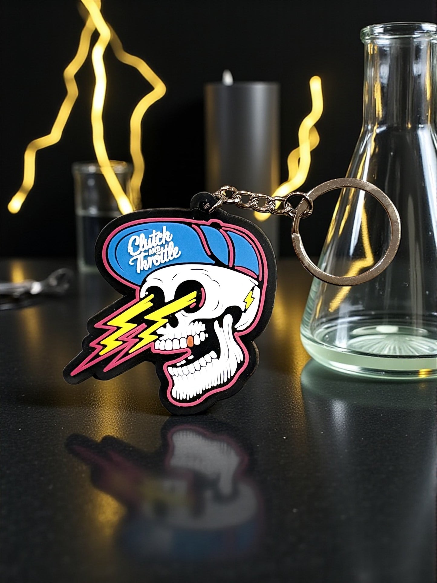 Elektric Bonehead PVC Keychain