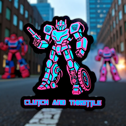 Clutchformer Crankshaft (Transformed) 3” Die Cut Sticker