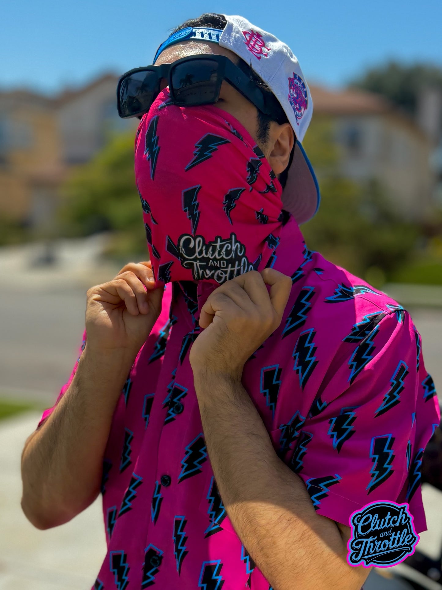 The Elektric Neck Gaiter (Hot Pink)