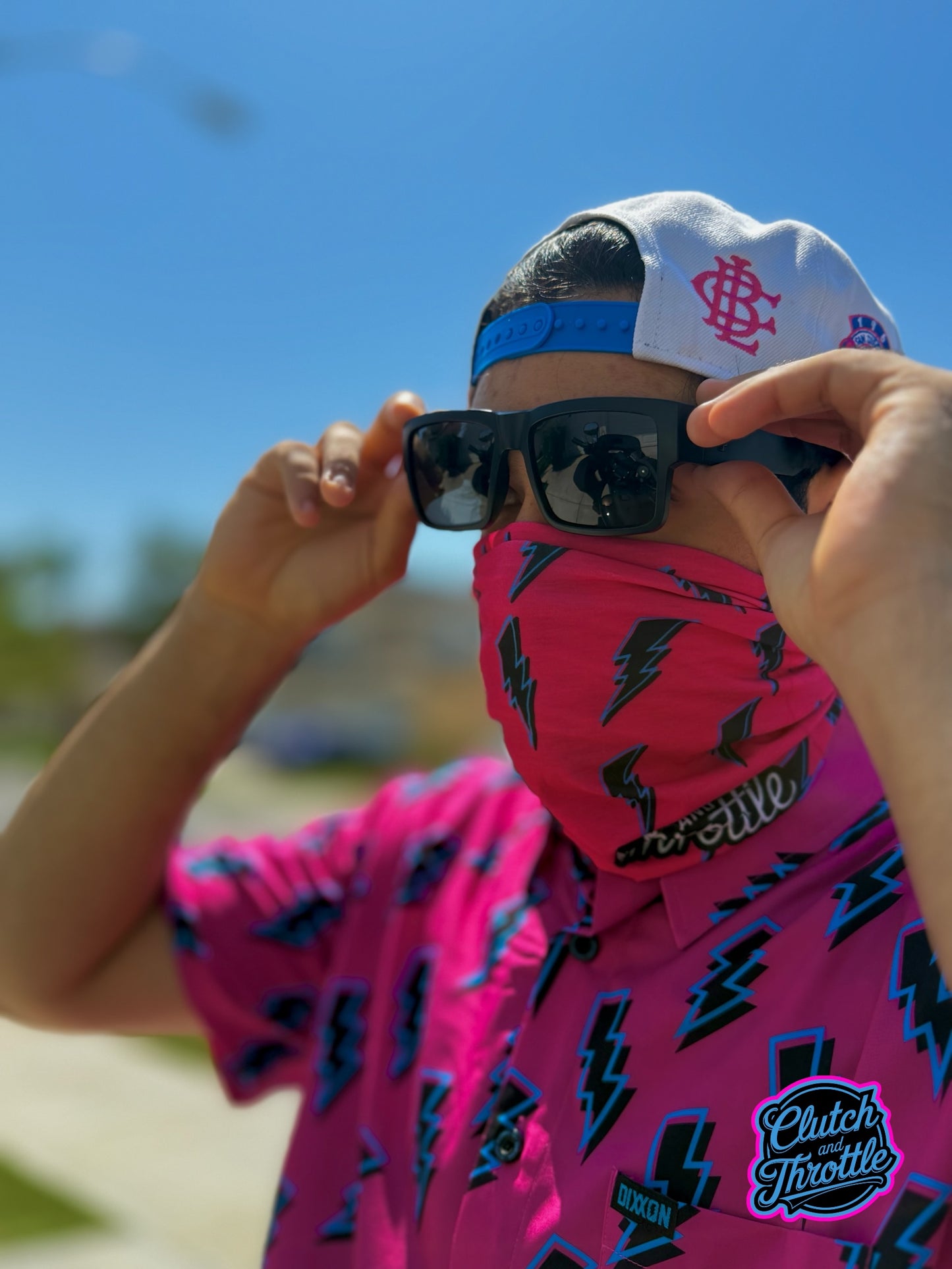 The Elektric Neck Gaiter (Hot Pink)