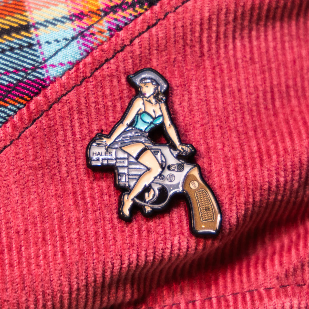 The Saturday Night Special Enamel Cap Pin