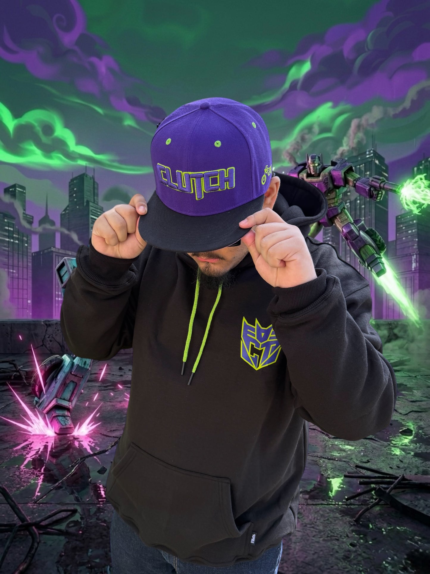 Clutchformer Burnout Pullover Hoodie LE