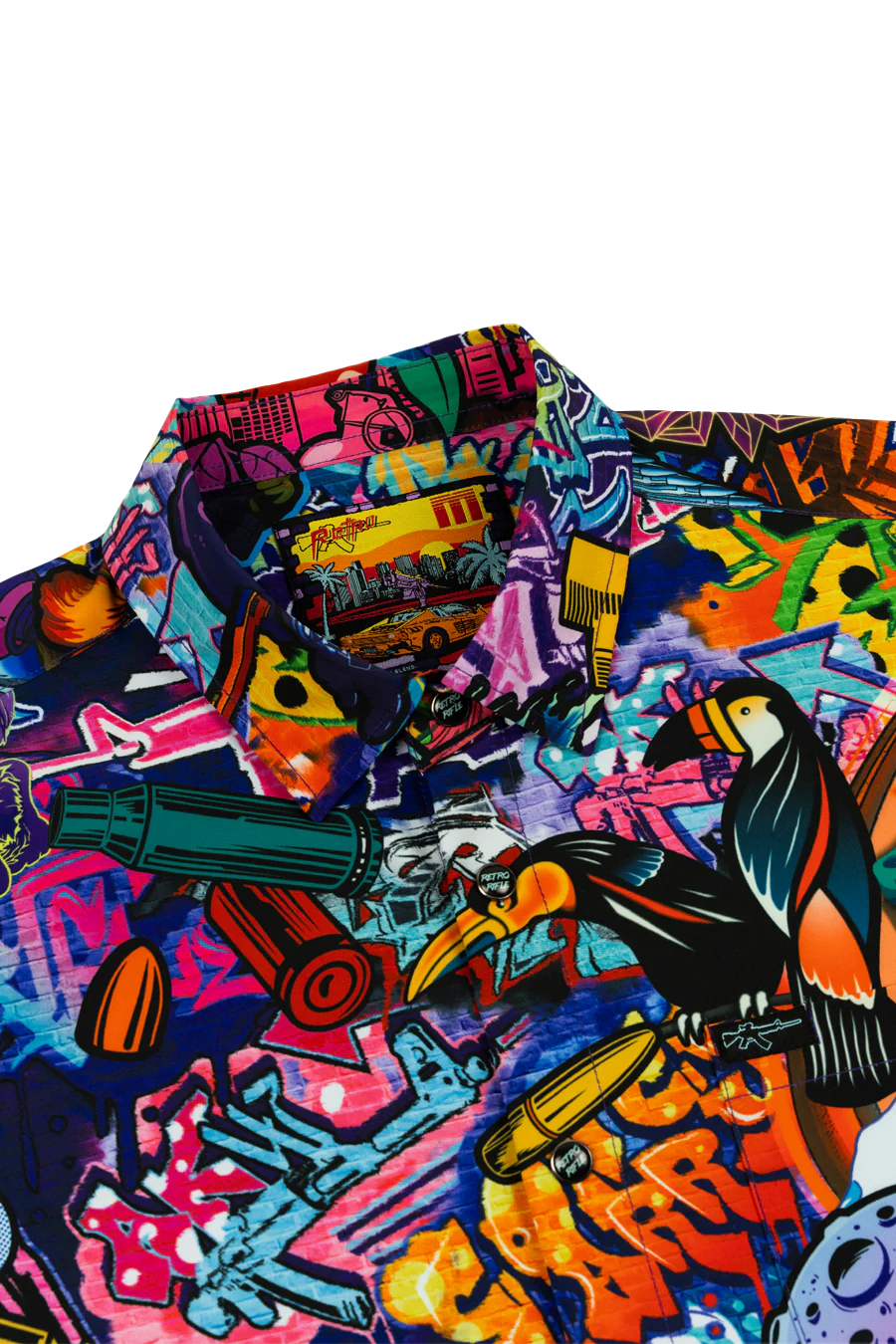 The Mural Button Down