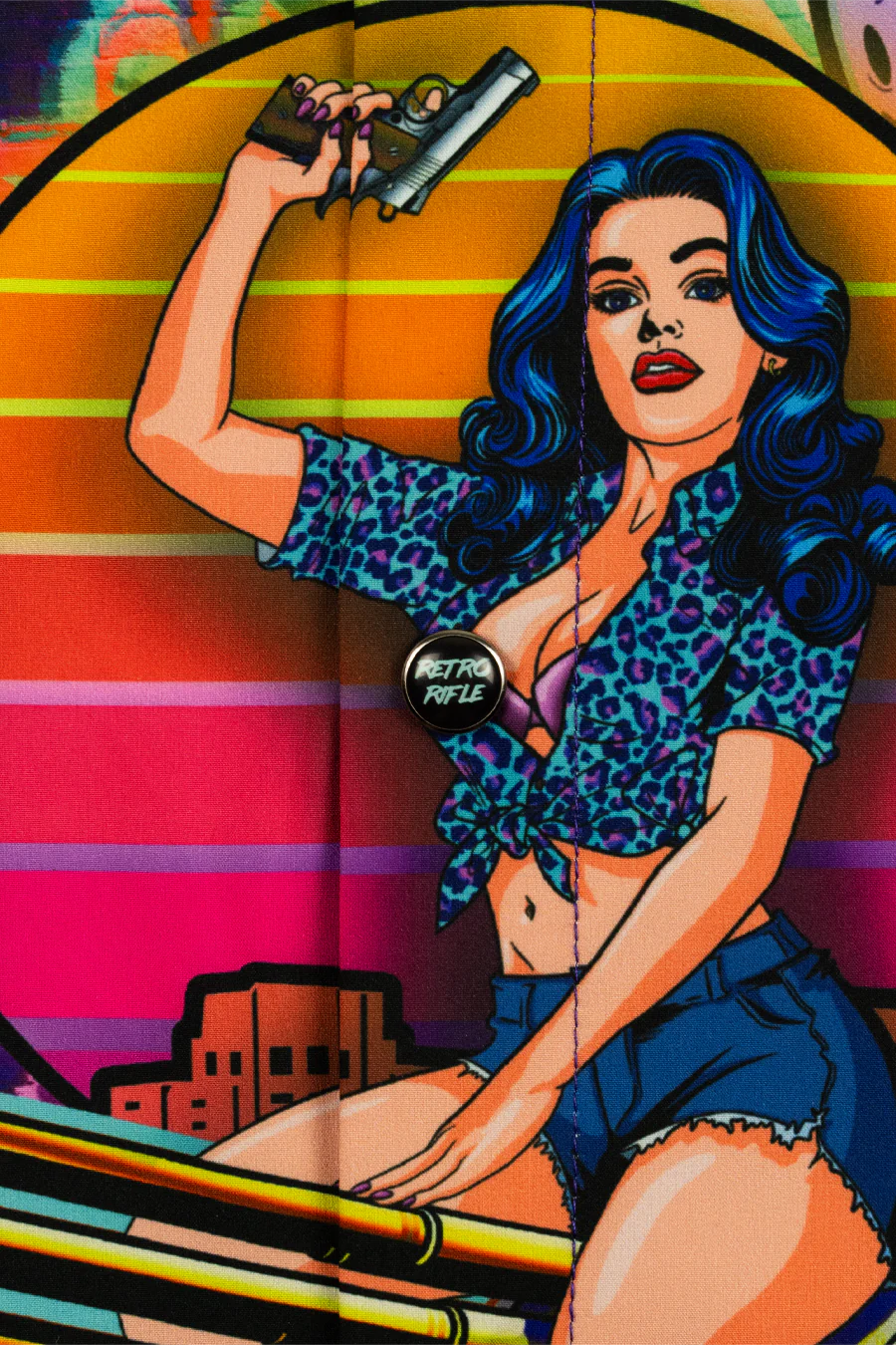 The Mural Button Down