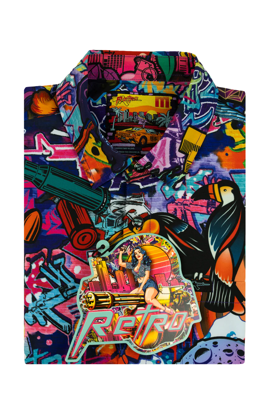 The Mural Button Down