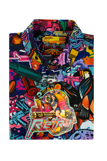 The Mural Button Down
