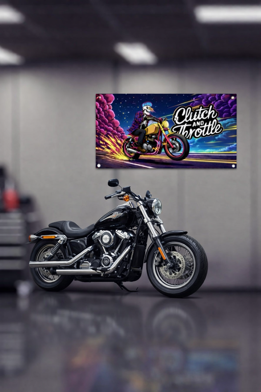 The Elektric Bonehead Vinyl Banner